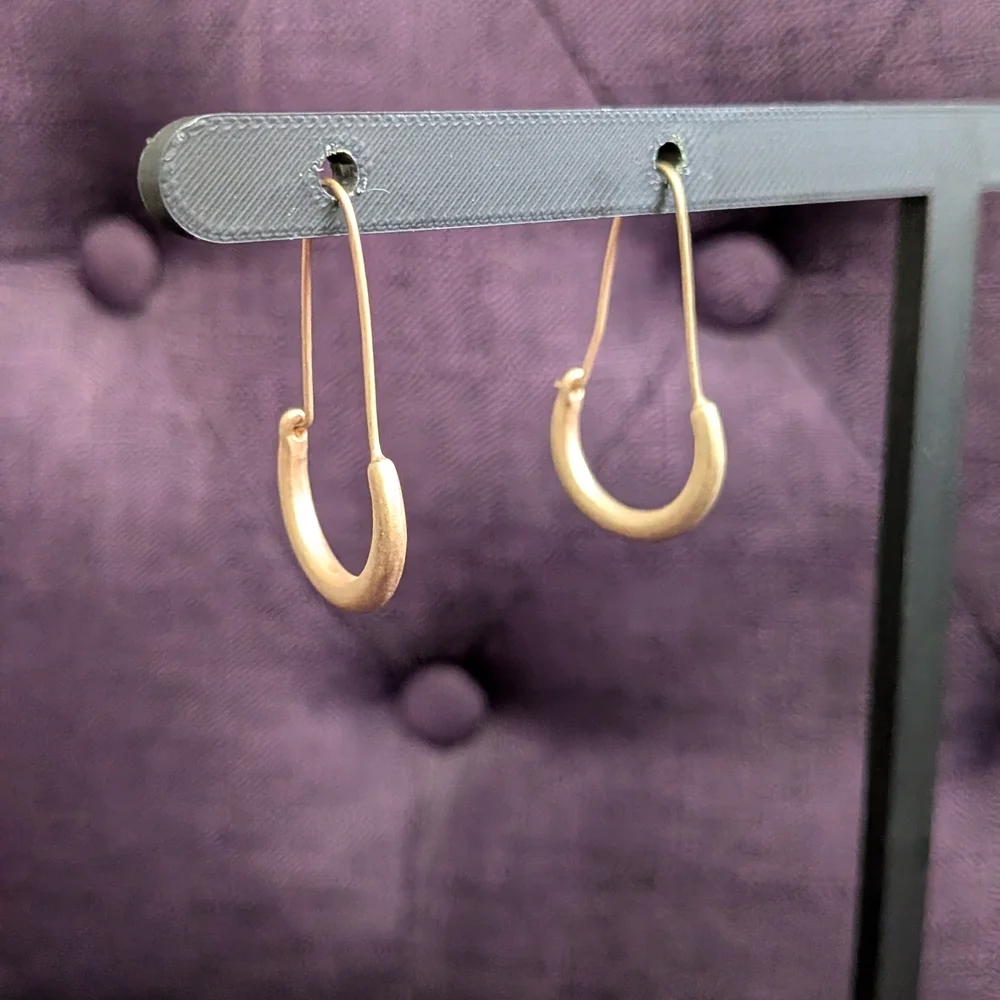 Hoop Drop Earrings - Women Jewelry - Picture 4 of 4